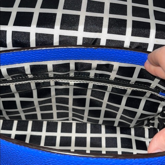 Kate Spade Blue Pebbled Cow Leather Handbag - Picture 9 of 11